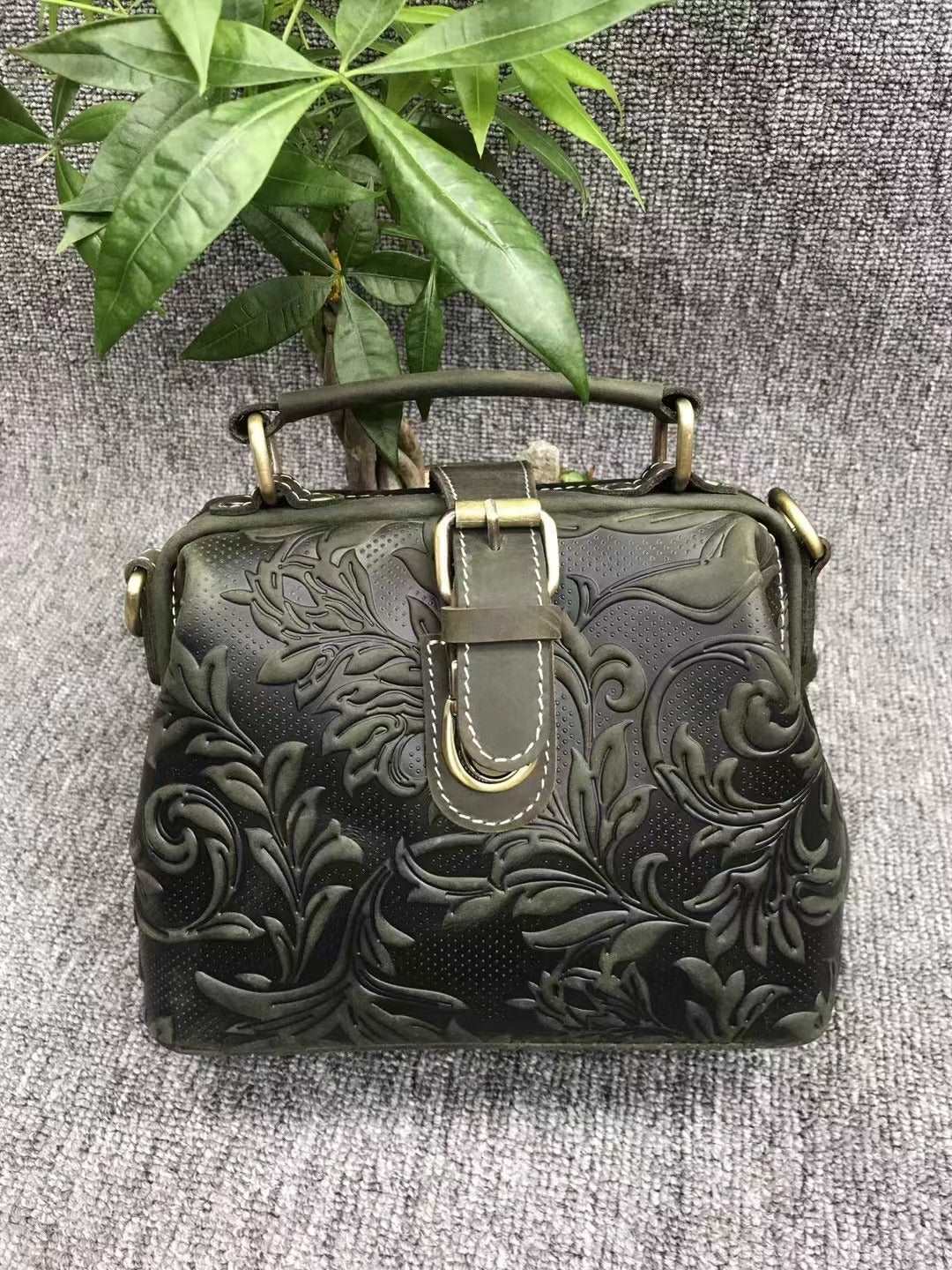 Vintage Leather Doctor Bag Shoulder woyaza