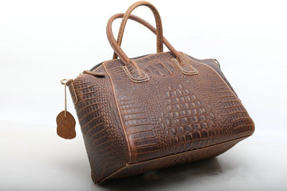 Classic Women's Leather Tote Handbag Crossbody woyaza