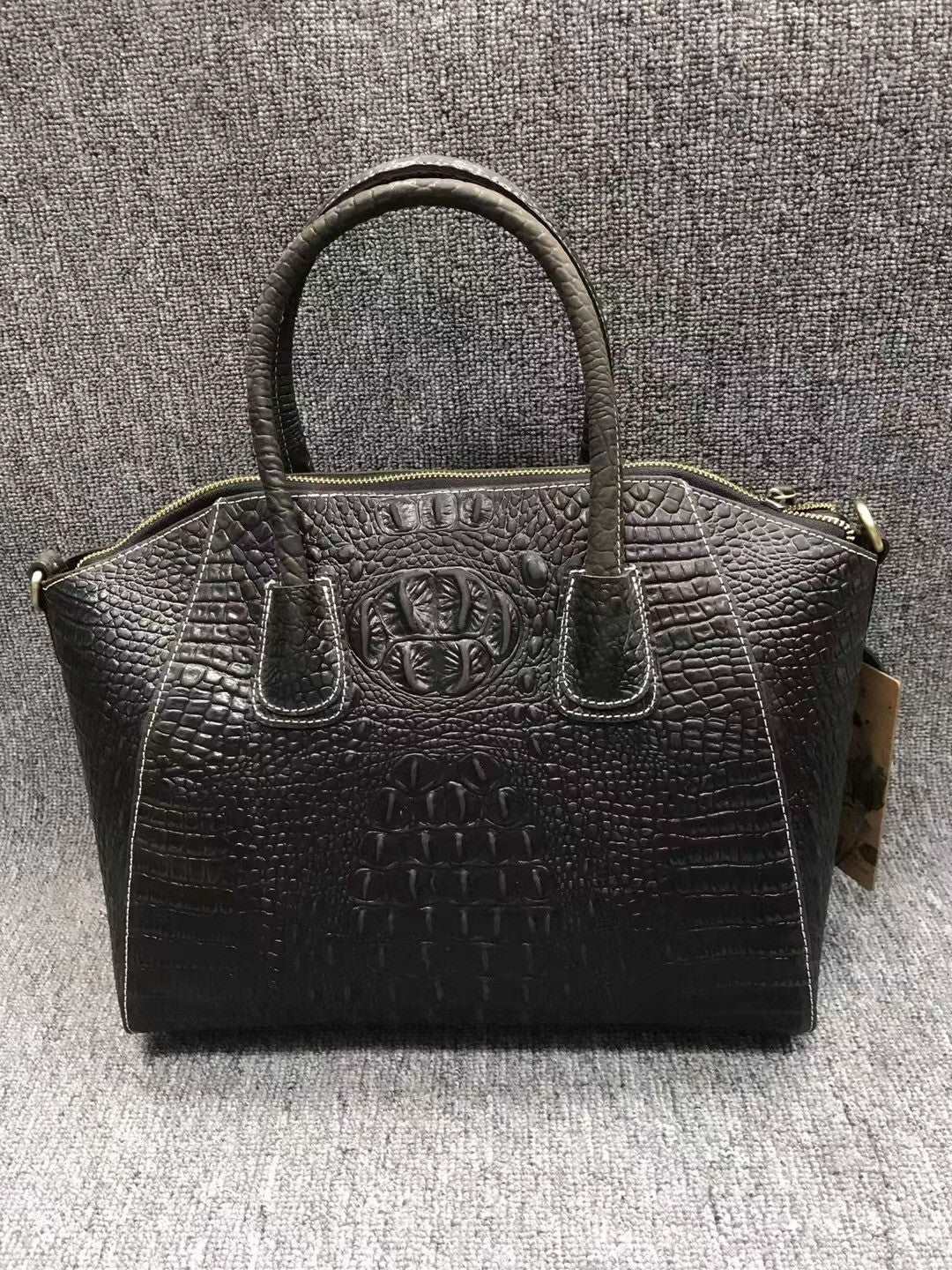 Chic Elegance Genuine Women's Leather Business Bag woyaza