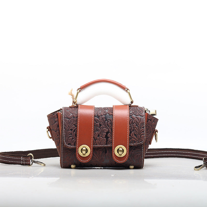 Trendy Retro Leather Crossbody woyaza