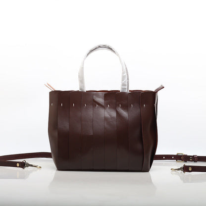 Premium Genuine Leather Tote Handbag for Women woyaza