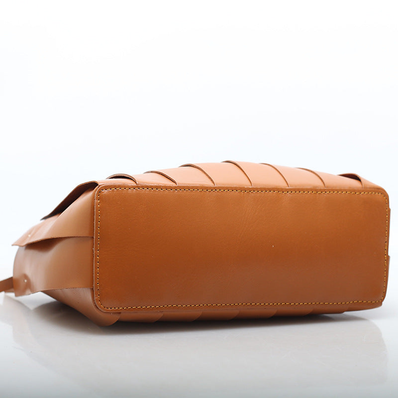 Sophisticated Vintage Leather Handbag for Women woyaza