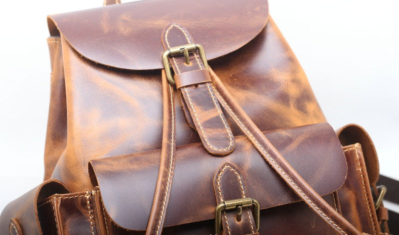 High-Quality Leather Women's Travel Bag Woyaza