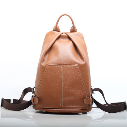 Antique Leather Backpack for Women woyaza