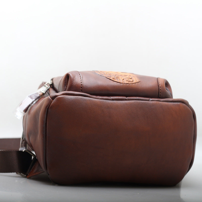Sophisticated Leather Travel Bag Woyaza