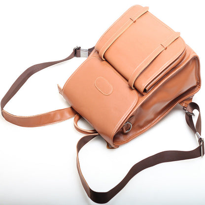 Classic Leather School Bag Woyaza