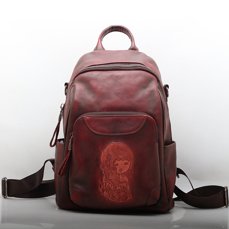Stylish Sophistication Leather College Bag Woyaza