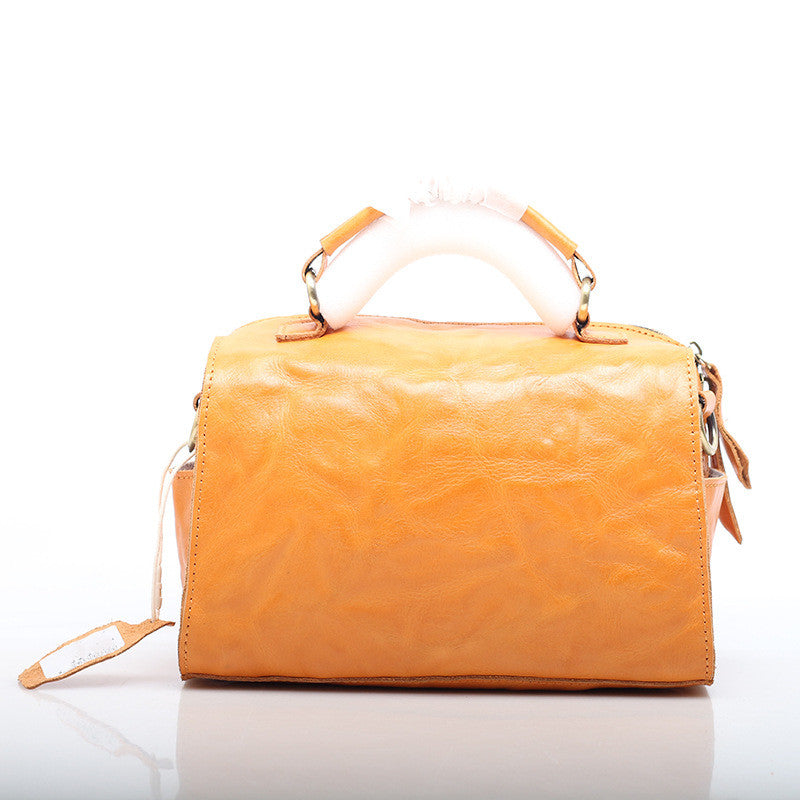 Stylish Leather Satchel Bag for Women Woyaza