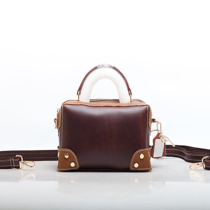 Vintage Leather Handbag woyaza