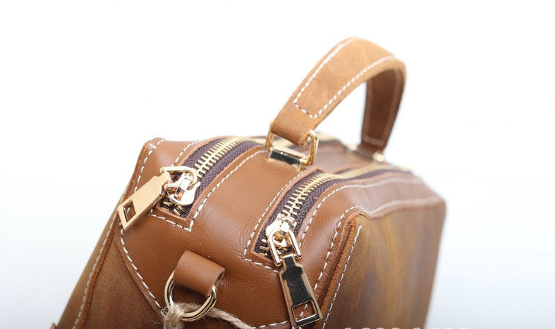 Vintage Leather Handbag woyaza