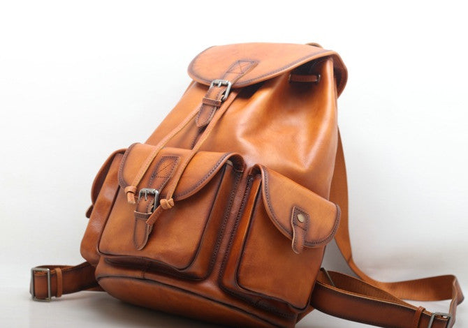 Retro Style High Capacity Travel Backpack Woyaza