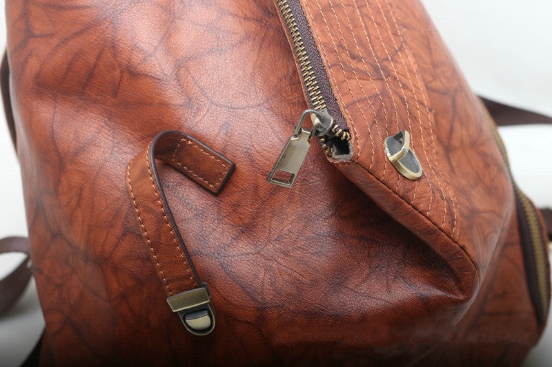 Vintage Inspired Leather Travel Packs for Women woyaza