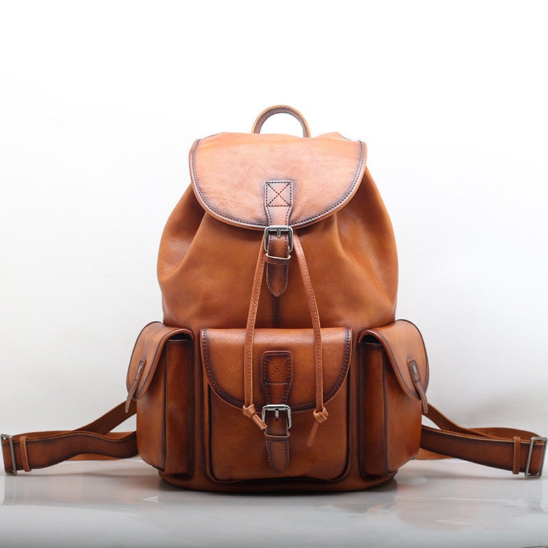 Functional Vintage Style School Backpack Woyaza