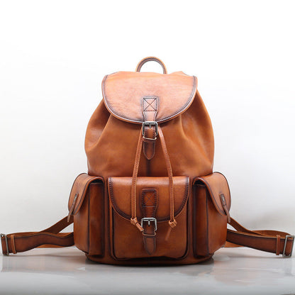 Functional Vintage Style School Backpack Woyaza