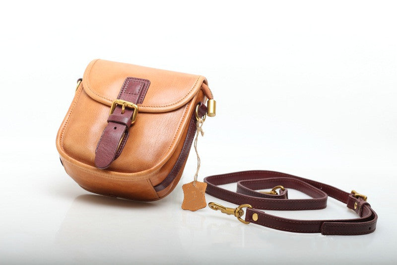 Elegant Vintage Leather Crossbody Bag for Women woyaza