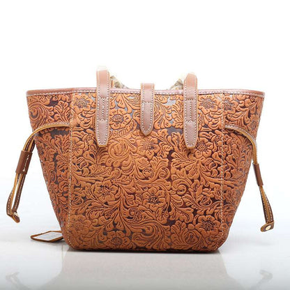 Women's Commuter Handbag in Genuine Leather woyaza