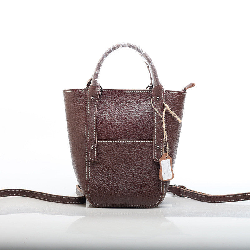 Chic Embossed Leather Shoulder Bag for Ladies woyaza