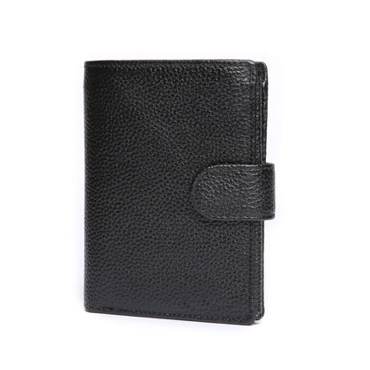 Elegant Leather Money Clip Wallet for Men woyaza