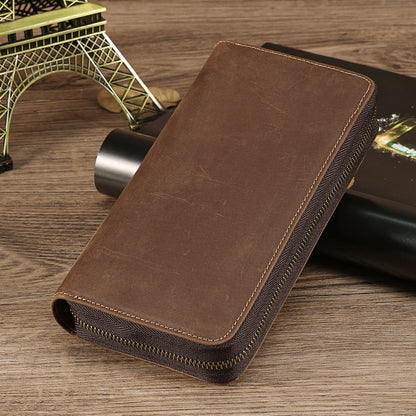 Stylish Men's Leather Clutch Bag RFID Blocking woyaza