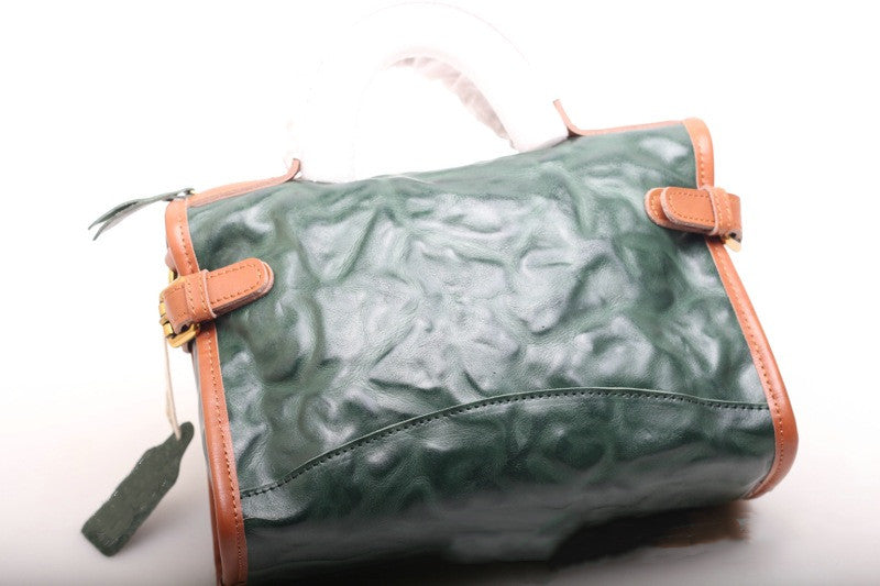 Retro Genuine Leather Business Handbag for Women woyaza