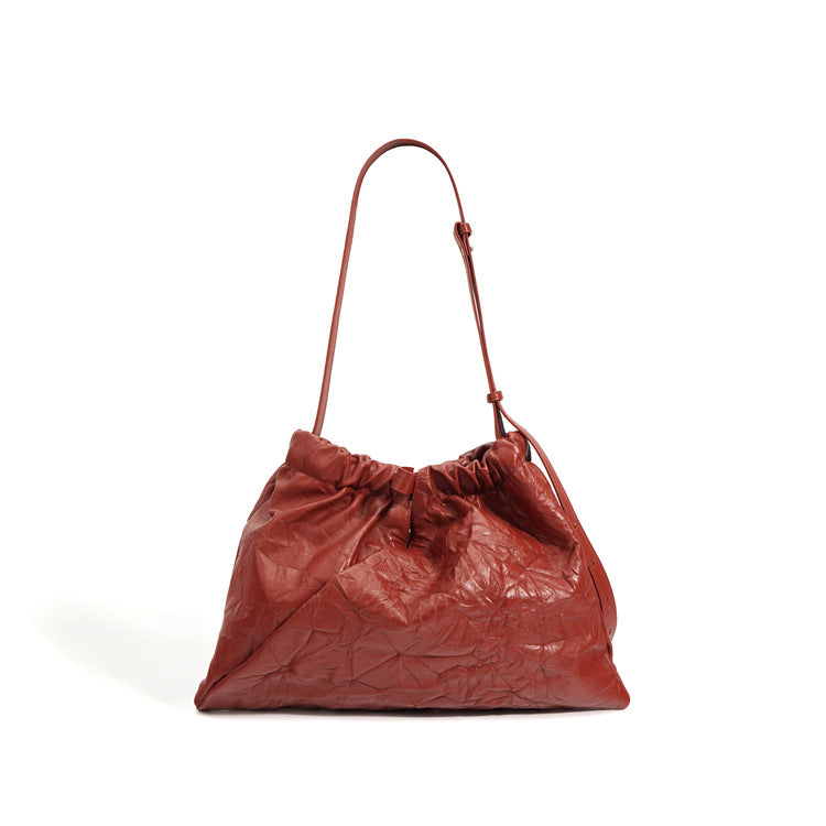 Fashion-Forward Soft Leather Women's Versatile Diagonal Bag woyaza