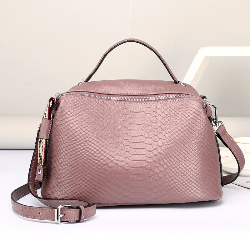 Versatile Leather Hobo Bag Woyaza