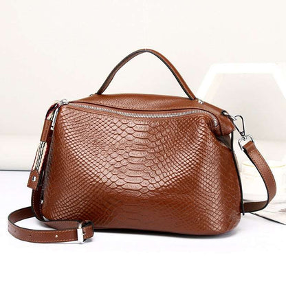 Stylish Leather Shopper Bag Woyaza
