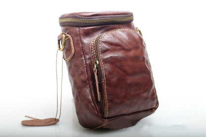 Timeless Leather Satchel Women's Crossbody Bag woyaza