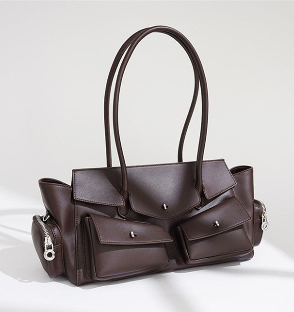 Trendy Leather Handbag for Women with Pockets for Convenience