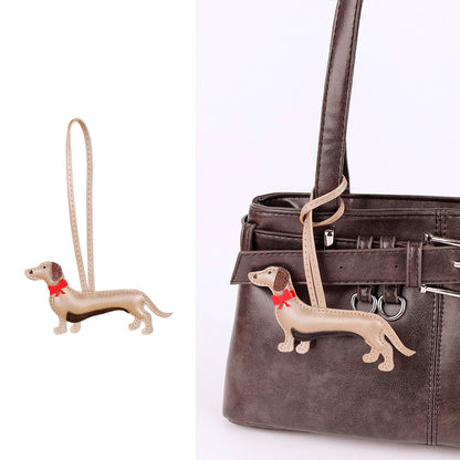 Cute puppy decoration for a tote or handbag