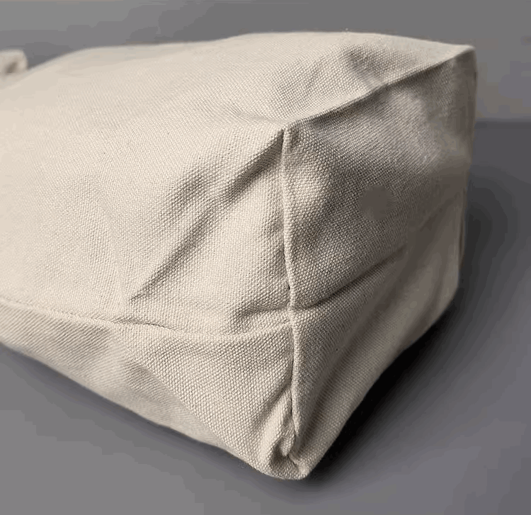 Canvas Carryall with Creative Patchwork