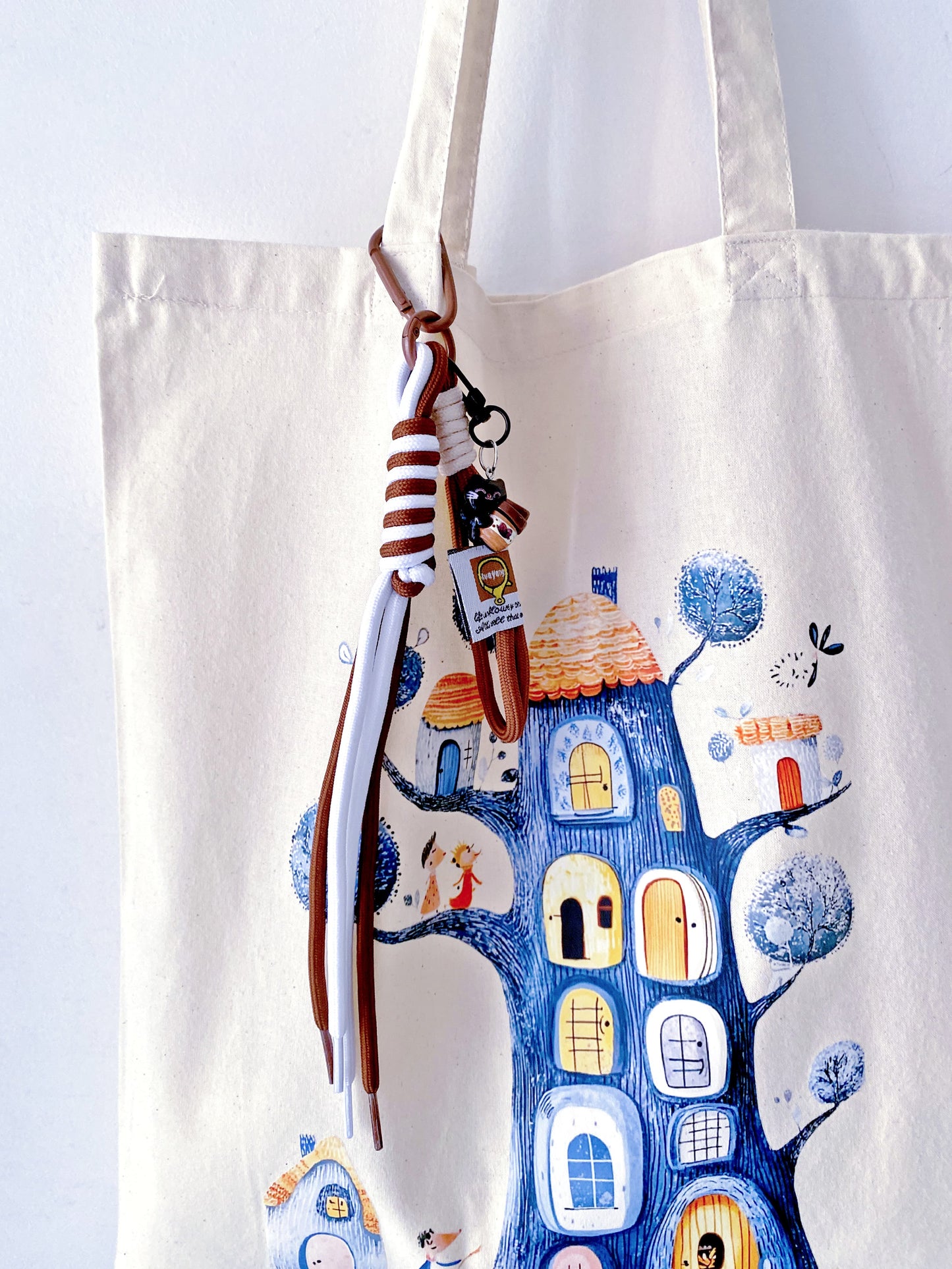 Artisan touch showing slight ink variations on a hand-stamped organic tote.