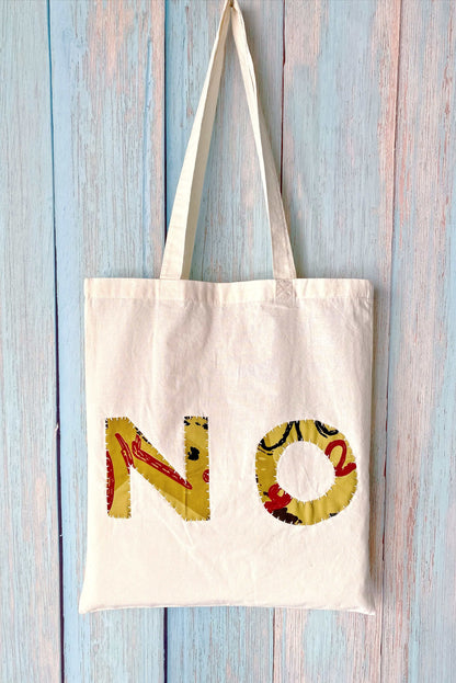 Timeless natural cotton bag, unique birthday present for creative people.