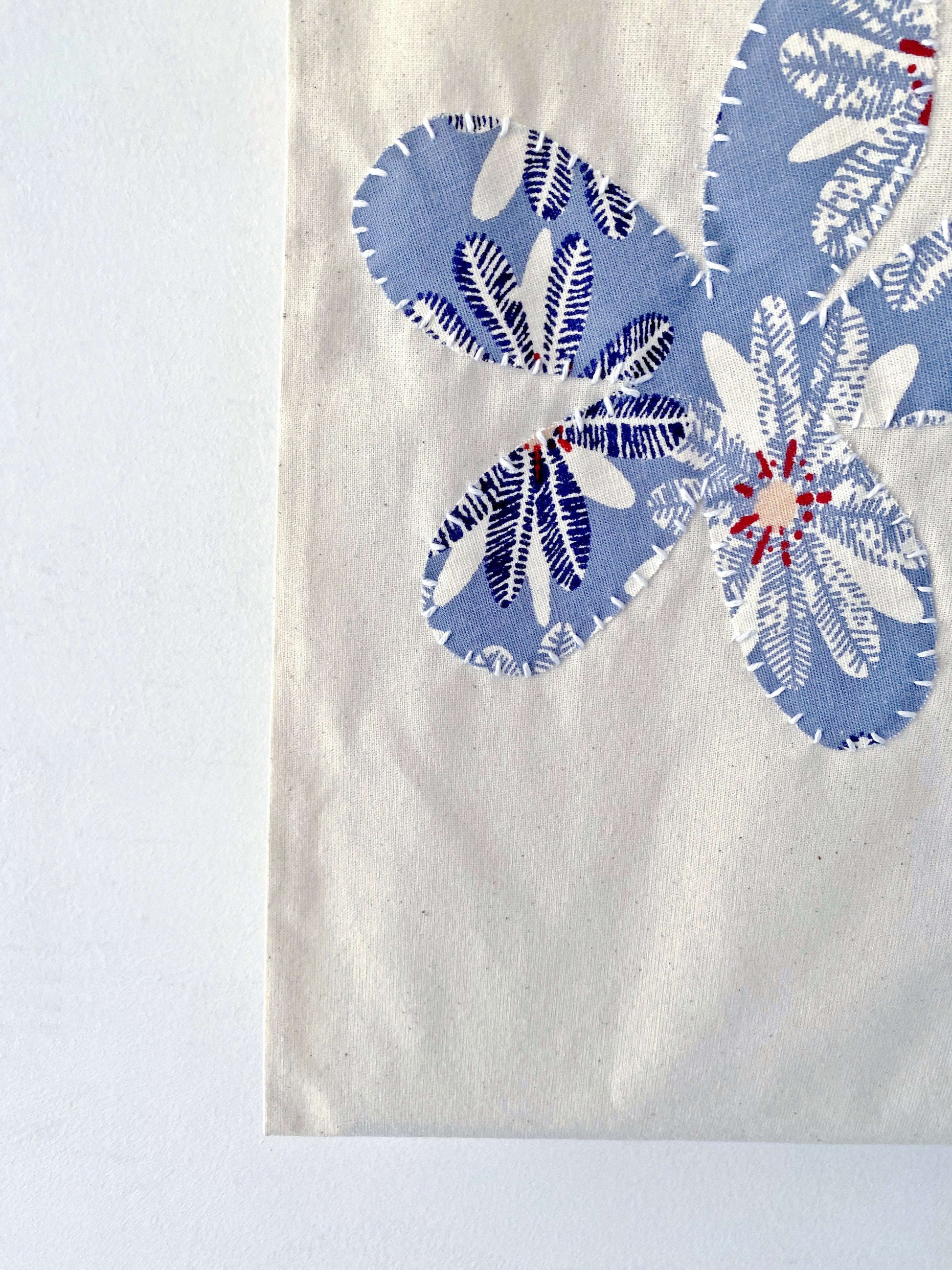 Patchwork detail cotton tote bag, often gifted to someone starting a slower, more mindful lifestyle with reusable essentials