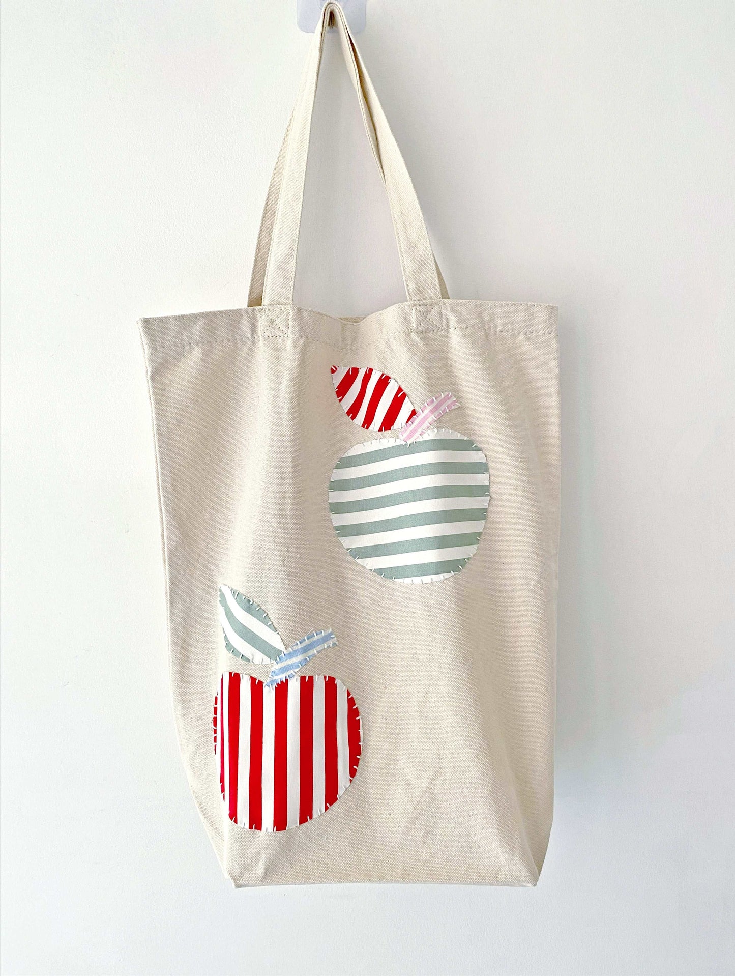 Canvas Carryall with Creative Patchwork