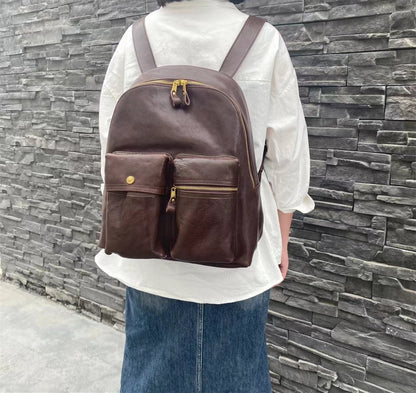 Authentic Leather Rucksack for Modern Nomads