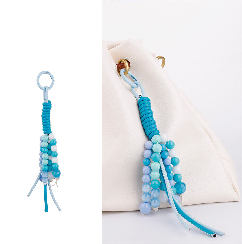 Aesthetic handmade crystal phone strap present for best friend birthday