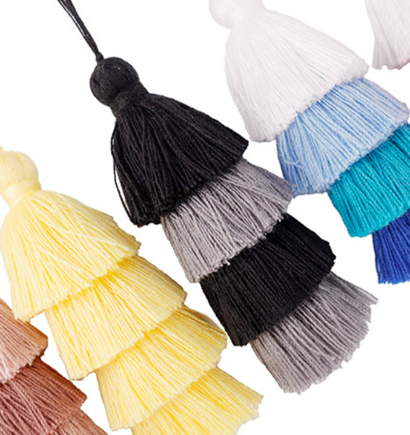 Beaded Fringe Bag Pendant