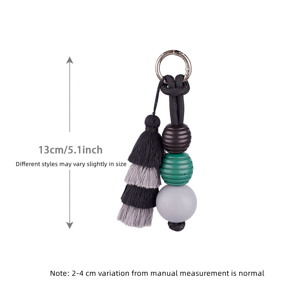 Beaded Fringe Bag Pendant
