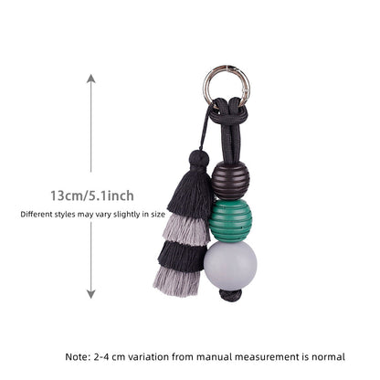 Beaded Fringe Bag Pendant