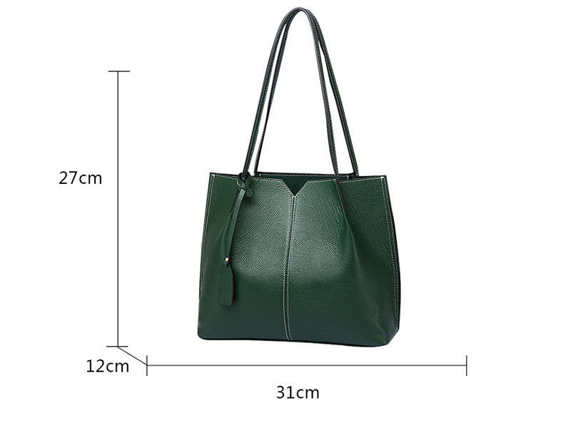 Versatile Leather Tote Bag for Modern Businesswomen woyaza