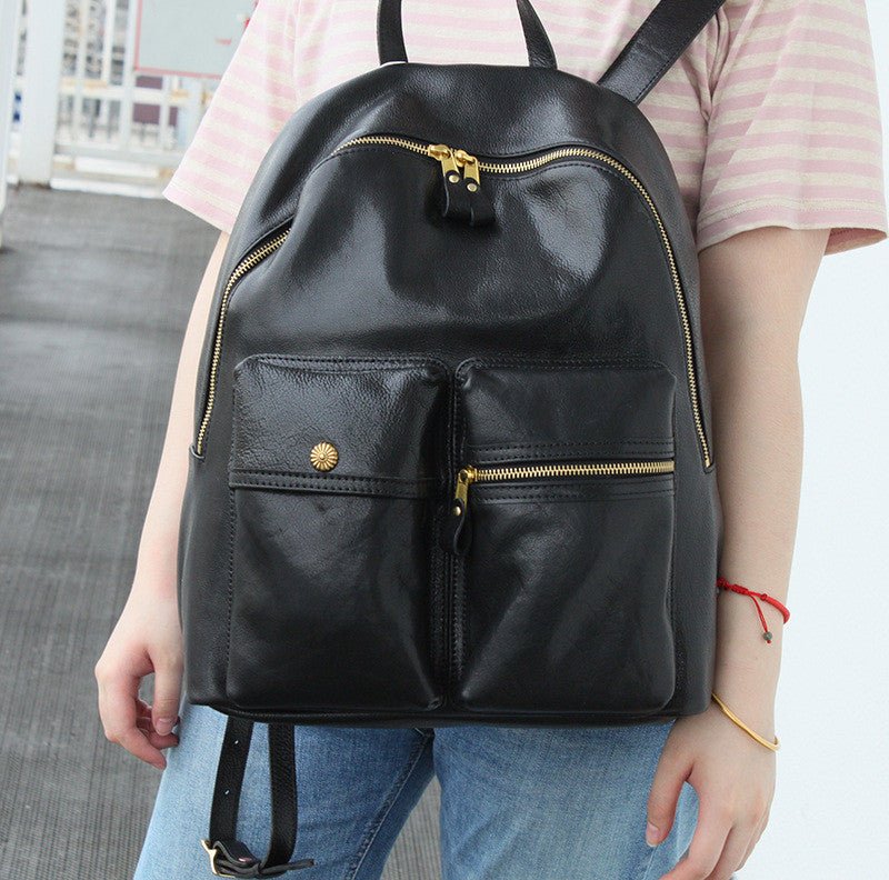 Trendy Retro Backpack with Roomy Compartments for Electronics