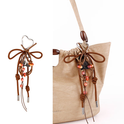 Casual bohemian charm for tote bags and backpacks