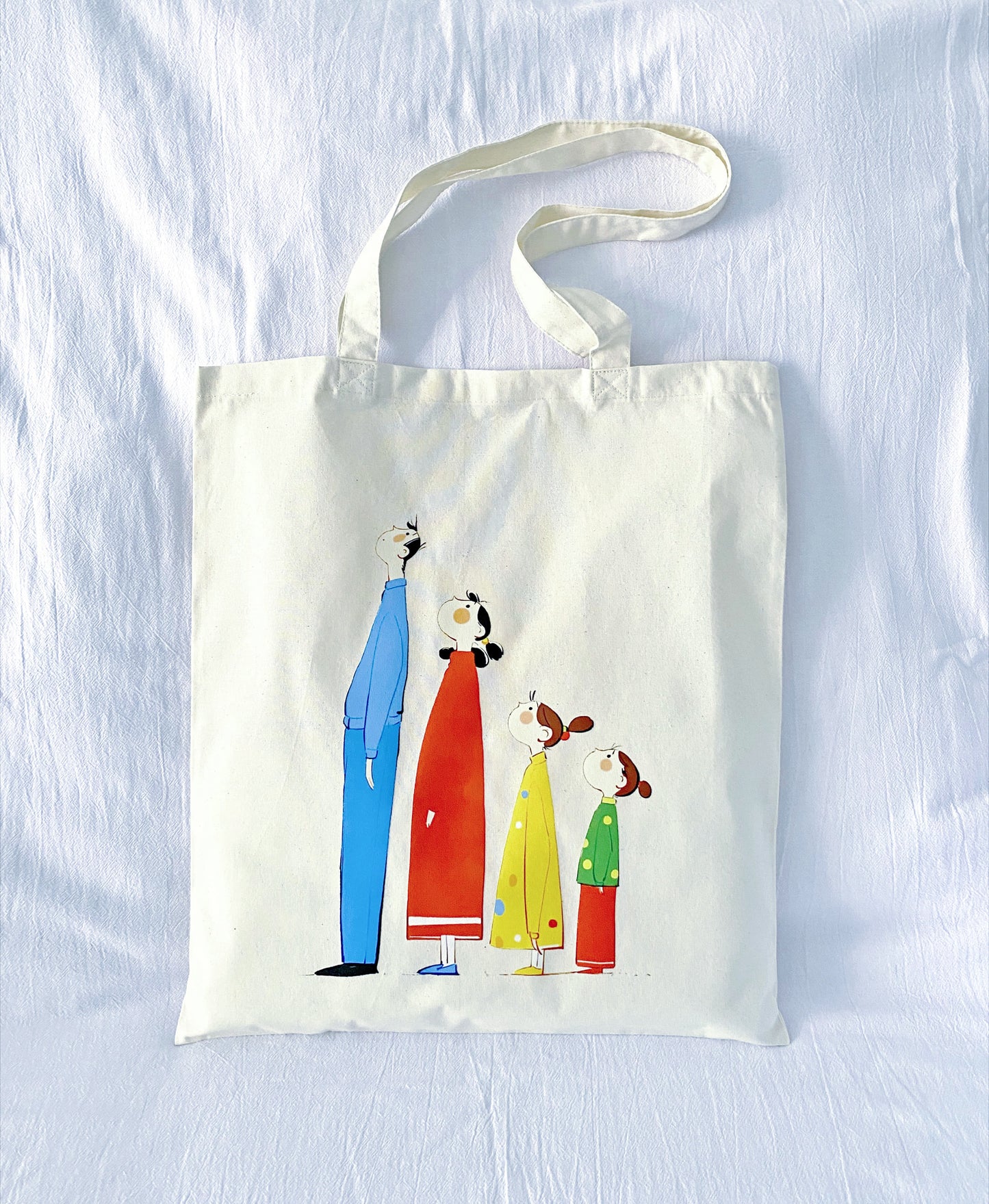 Soft fabric tote bag suitable for work school or travel