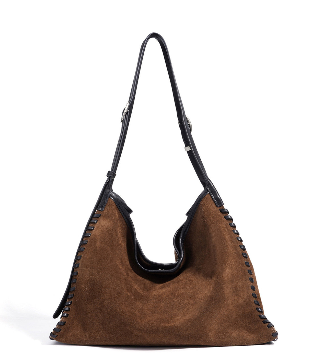 weekend suede tote for shopping and leisure