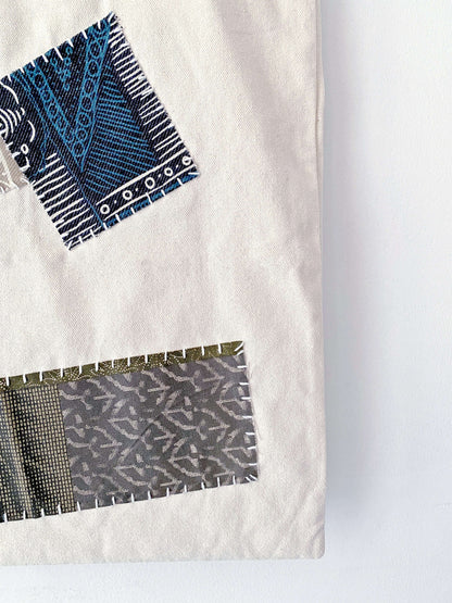 A perfect holiday gift for the "nature lover" in your life. This bag uses zero synthetic fibers, focusing instead on the harmony between sustainable canvas and artisanal needlework.