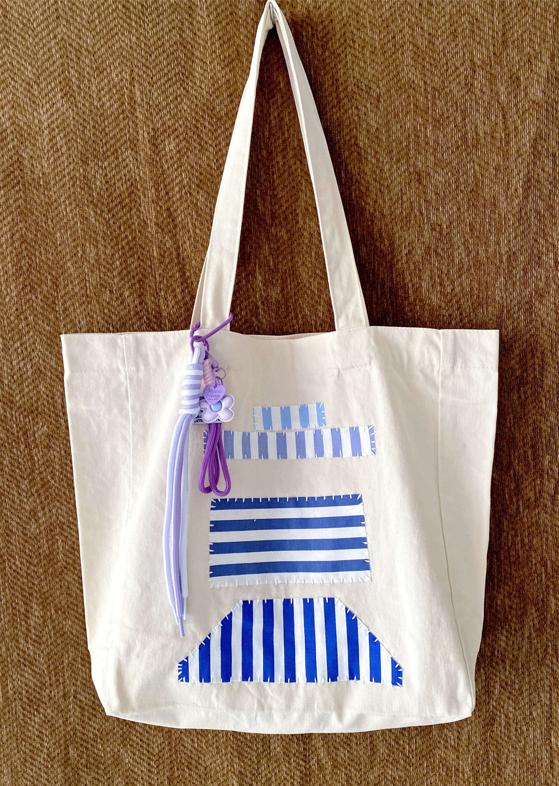 canvas tote bag for carrying notebooks and small items