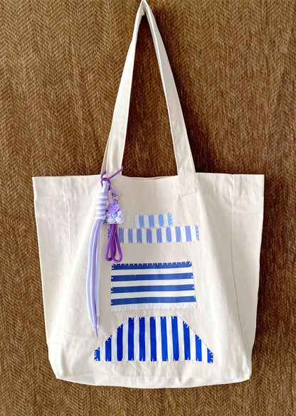 canvas tote bag for carrying notebooks and small items
