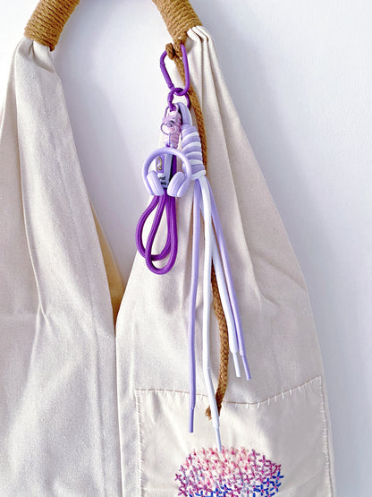 floral canvas tote bag with a quiet handmade touch for gifting
