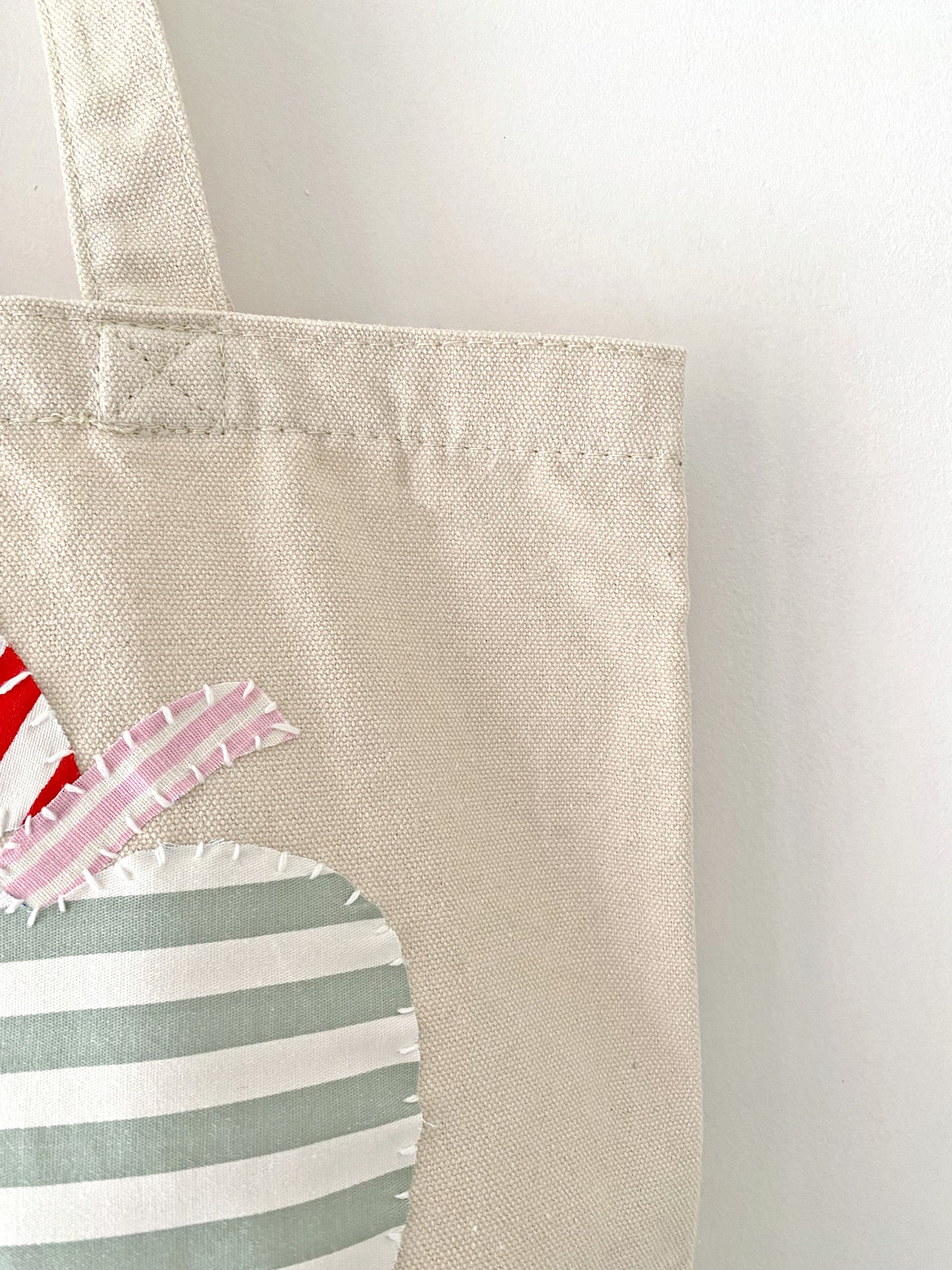 Canvas Carryall with Creative Patchwork